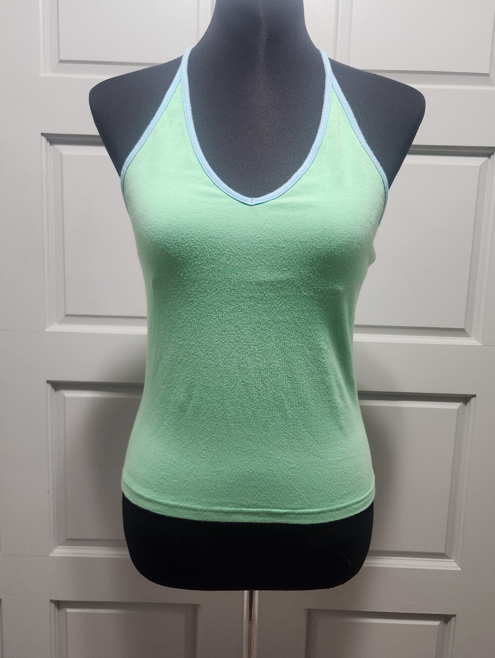GAP Light Green Halter Neck Tank Top Women's Size Medium